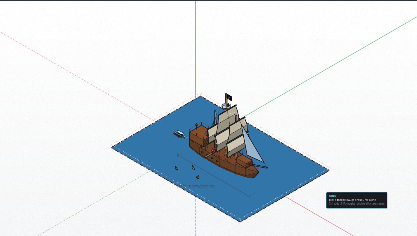 A pirate ship